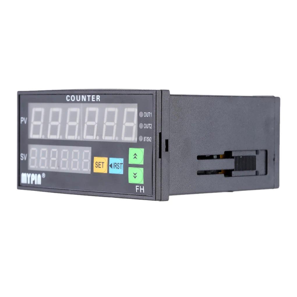 MYPIN FH8-6CRNB 6 Digital Counter with Proximity Switch Sensor NPN Mini Electronic Length Batch Mete