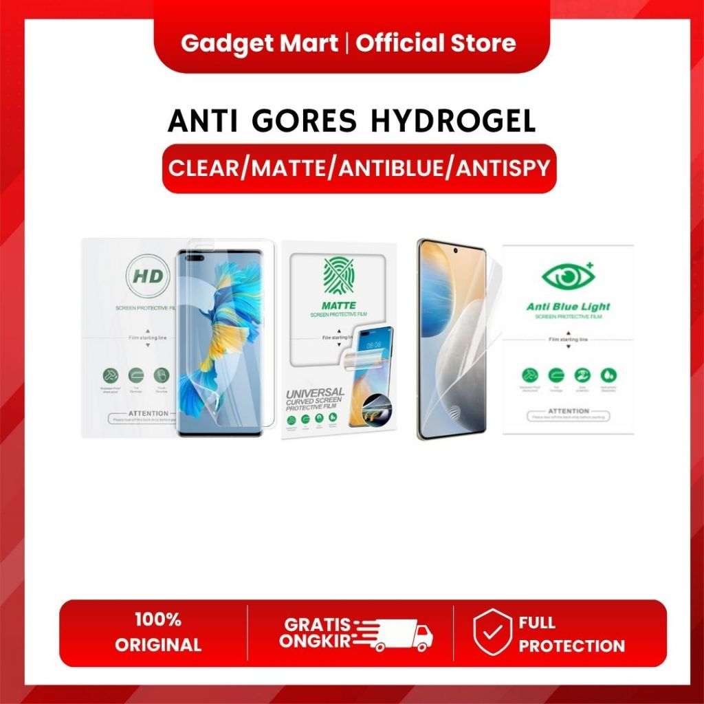 ANTI GORES SEMUA TIPE HP BAHAN HYDROGEL REFOX DAN EZYLIFE
