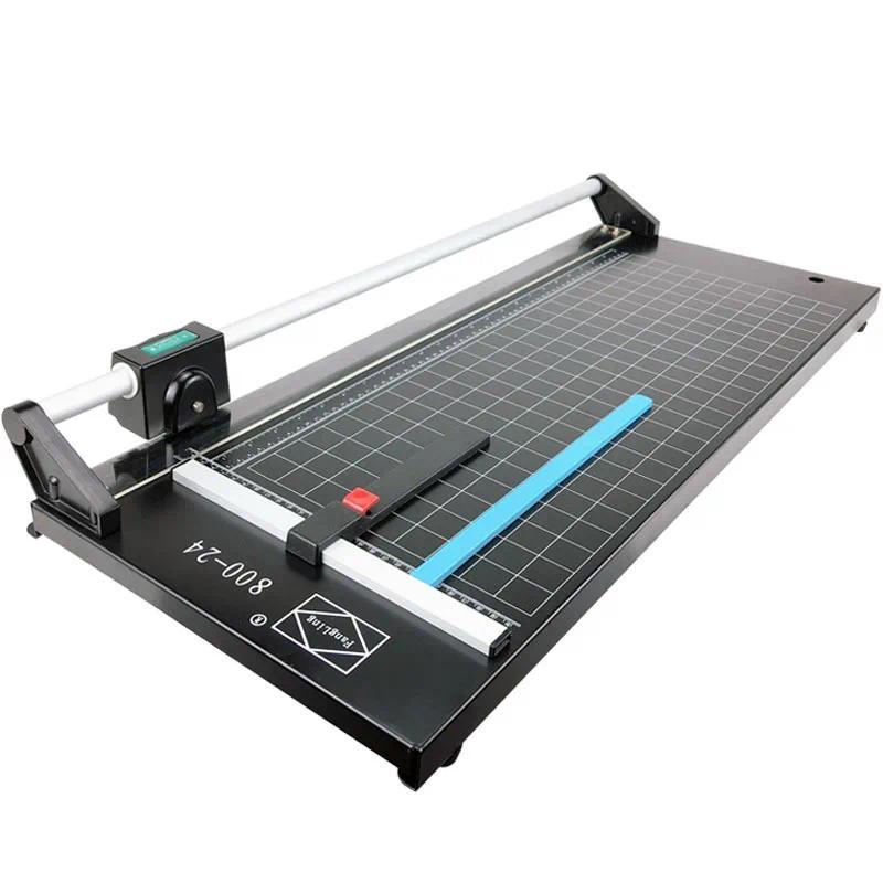 24 inch Paper Trimmer Rolling Paper Cutter Roller Cutter Paper Cutting Machine  A2 Paper Cutter iron