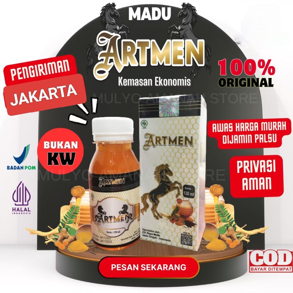 Madu Artmen Original Madu Herbal stamina Pria Dewasa Madu kuat Pria tahan lama Apotik Herbal