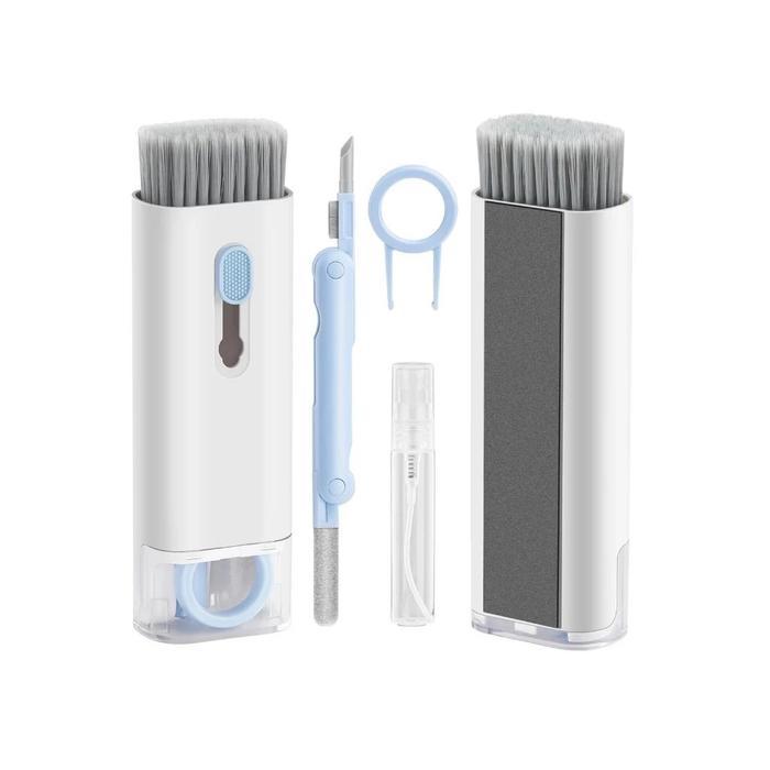 Cleaning Brush 7 in 1 Keep Your Keyboard Cleaner Brush Keyboard - Grey