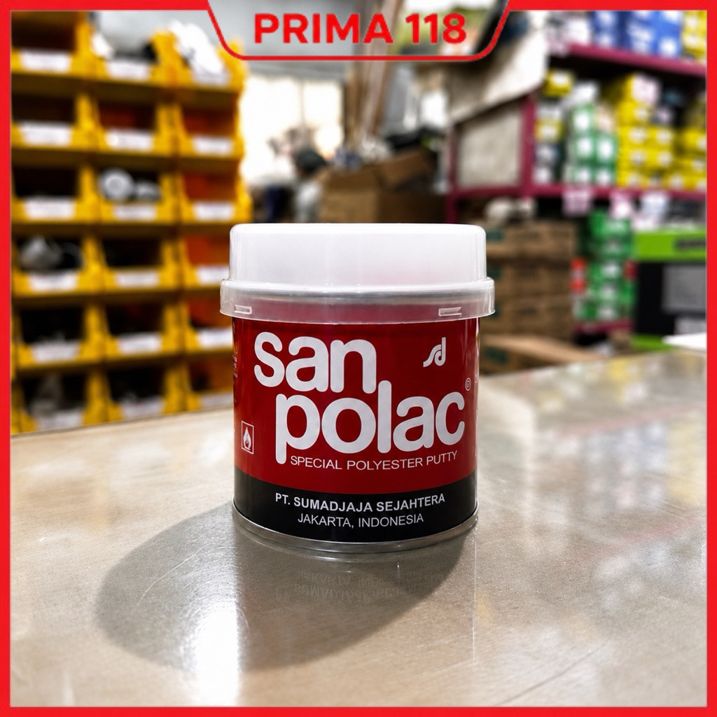 Dempul Sanpolac - SANPOLAC SPECIAL POLYESTER PUTTY 250gr