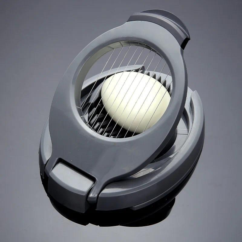 Household rtable 2-in-1 slicer, household kitchen slicer, egg and Century egg slicer, egg cutting to