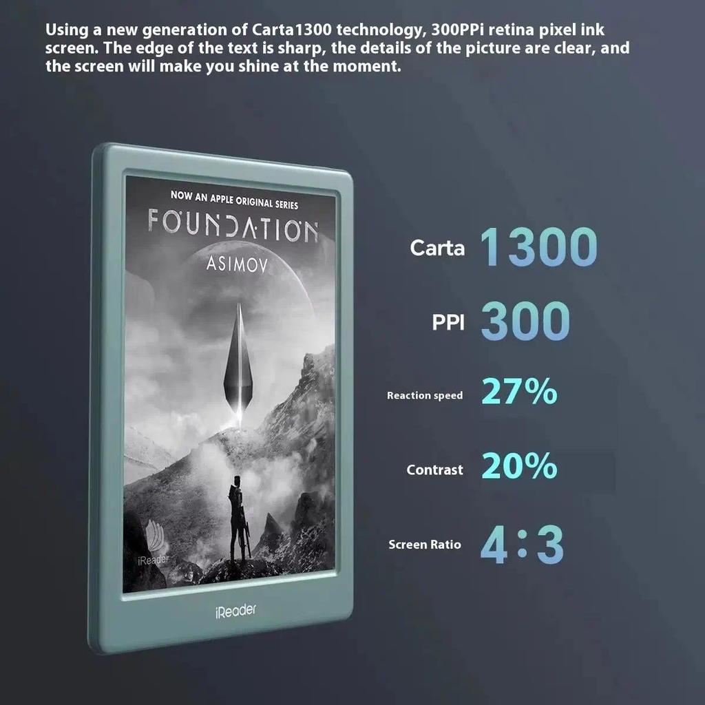Ireader Neo 3 EInk Ebook Reader 6 Inches Eye Protection Screen, for Novel & Comic, Long Battery Life