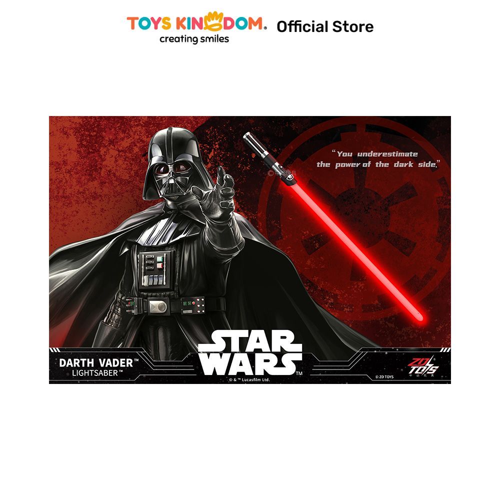 Toys Kingdom Top Gear Zd Star Wars Lightsaber Darth Vader - Merah Mainan Pedang Laser Weapon Toys Ko