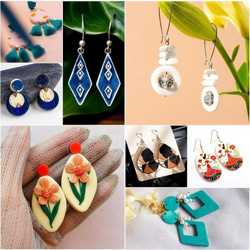 Polymer Clay Cutters For Earring Making 44 Shapes Clay Earring Cutters 16 Circle Cutters 1 Letter St
