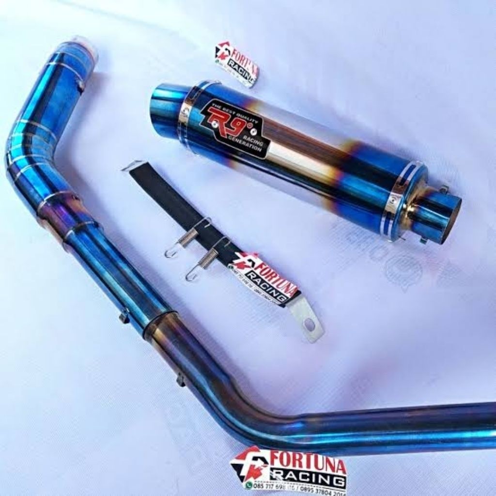 Knalpot Racing R9 mugello Vixion ,CBR ,Satria Fu ,Sonic ,Cbx ,Scorpio ,Verza ,R15 dll johnson