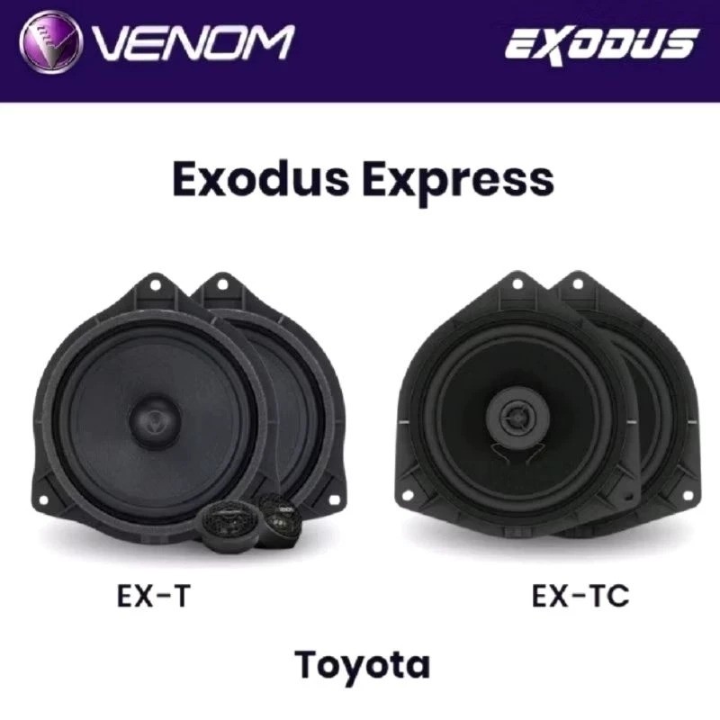 Paket Speaker Venom Exodus Coaxial dan Split / Speaker Mobil Venom