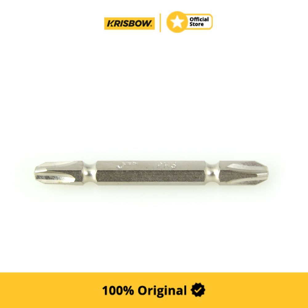 Krisbow Jetech Double Head Bit Philip #3X65 mm Driver Phillips Repair Workshop Hand Tool