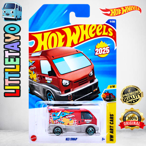 Hot Wheels Kei Swap Merah Diecast Mobil Van Japan Car JDM
