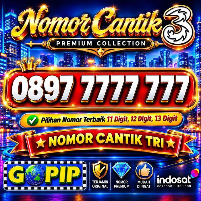 Nomor Cantik Tri 11 Digit 12 Digit 13 Digit Bukan 10 Digit Kartu Perdana Three 3 - NOMOR CANTIK RAND