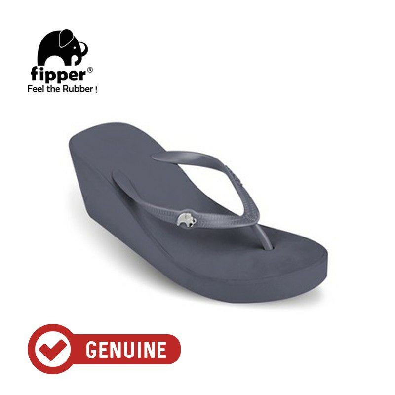 Fipper Wedges Grey 5cm