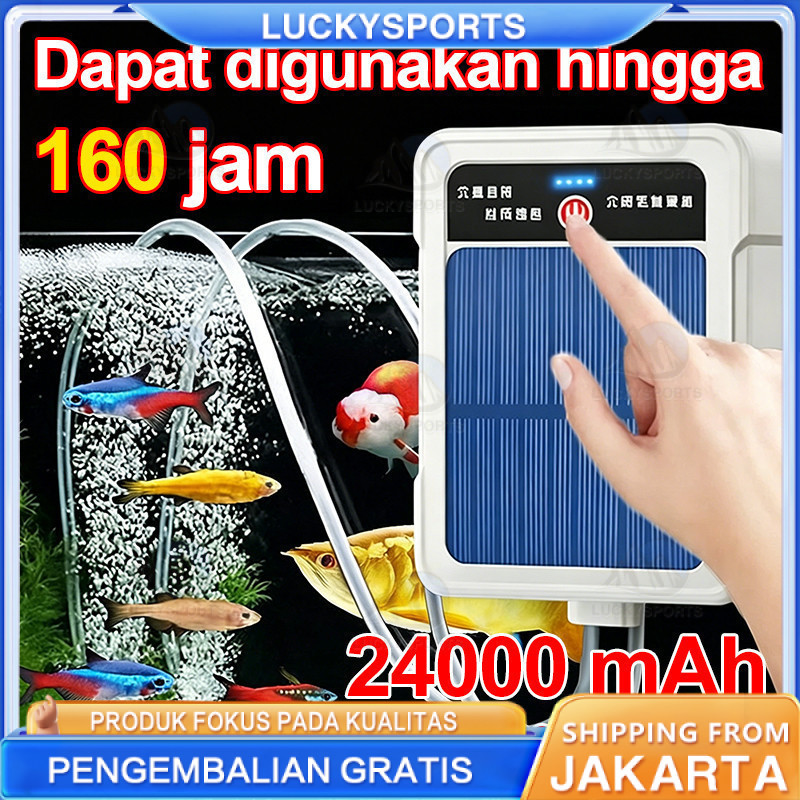 COD Pompa Oksigen Tenaga Surya, Gelembung Merata Dan Padat, Pompa Oksigen Akuarium, Pompa Oksigen Un