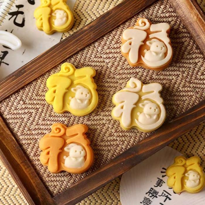 Terlaris (NEW) Cetakan Mooncake Cetakan kue bulan 75gr cetakan mooncake 75gr terbaru