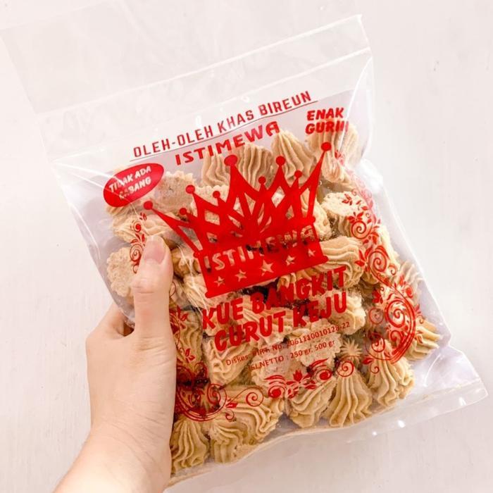450g Kue Bangkit Curut Keju Istimewa Khas Bireun 450gr