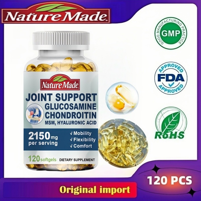 Original Glukosamin Kondroitin Kapsul120pcs , MSM, Suplemen Pendukung Sendi - Suplemen Kesehatan