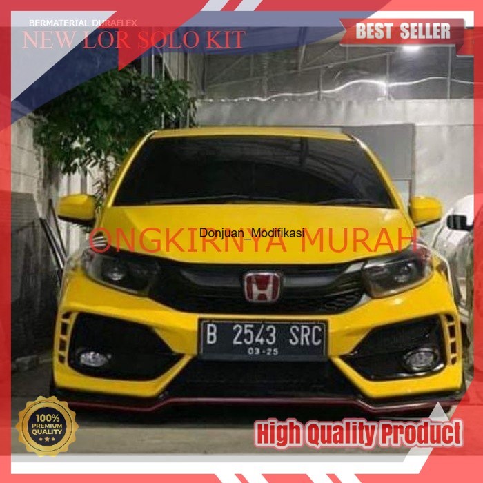 BODYKIT Honda Brio tipe R woo kuat-tebal-lentur GRADE-A  bodikit we