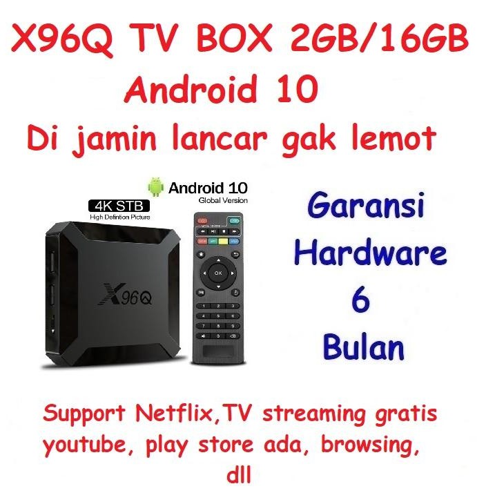 [DORFIC] X96 Mini S905W 4K 30fps 2GB + 16GB Android TV Box - X96Q TV Box