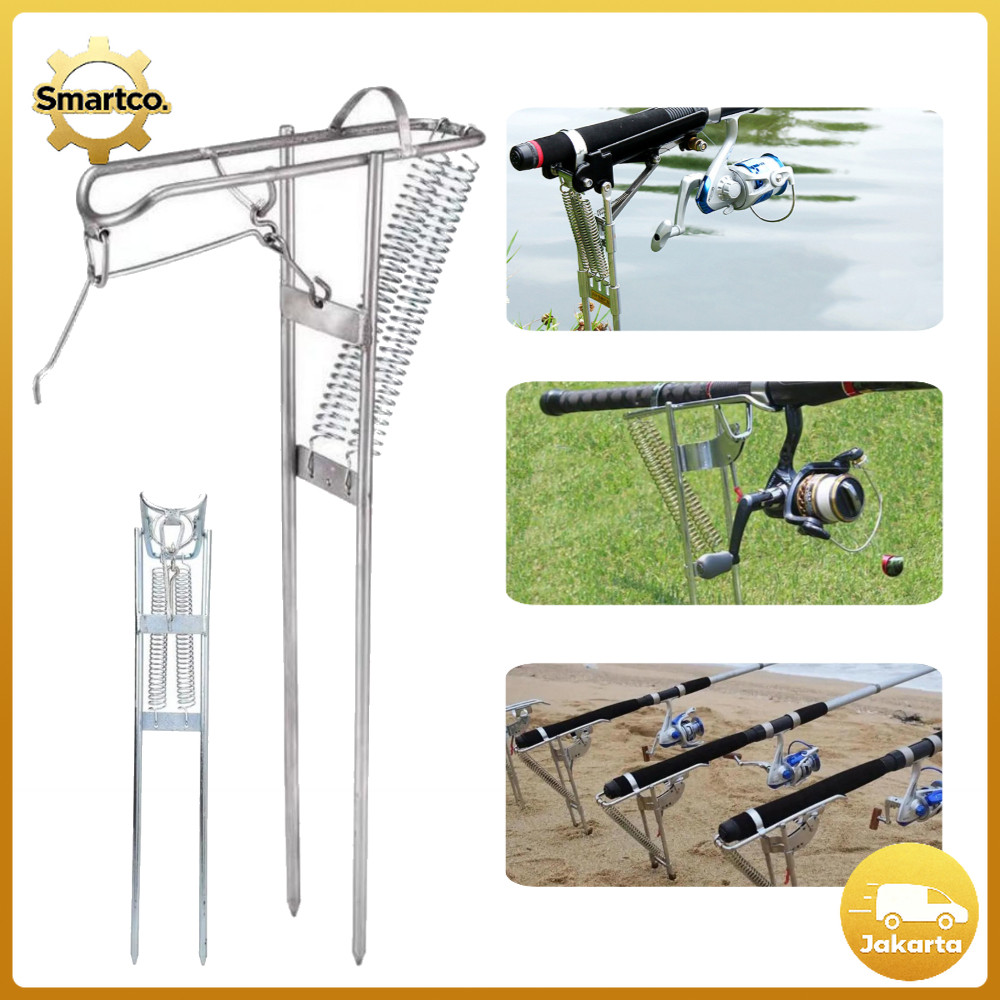 Cagak Joran Pancing Otomatis Spring Lifting Dudukan Pancing Joran Bracket Joran Pancing Stand Holder