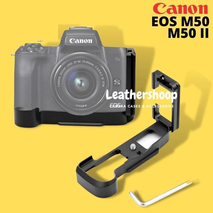 Handgrip Plate Canon EOS M50 M50II L Grip Bracket Photonesia