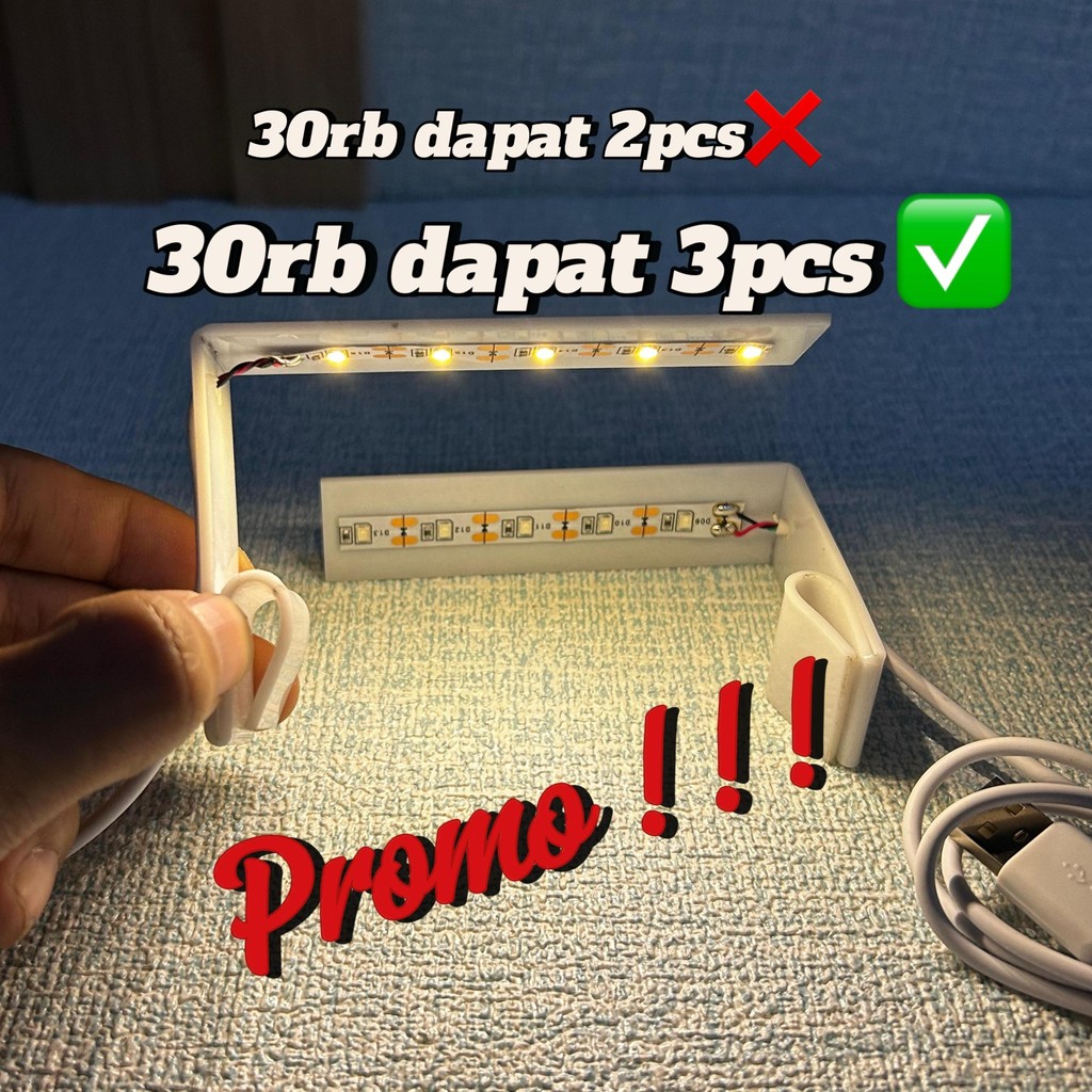 PAKET PROMO 3 WARNA LAMPU LED STRIP 5 VOLT Usb