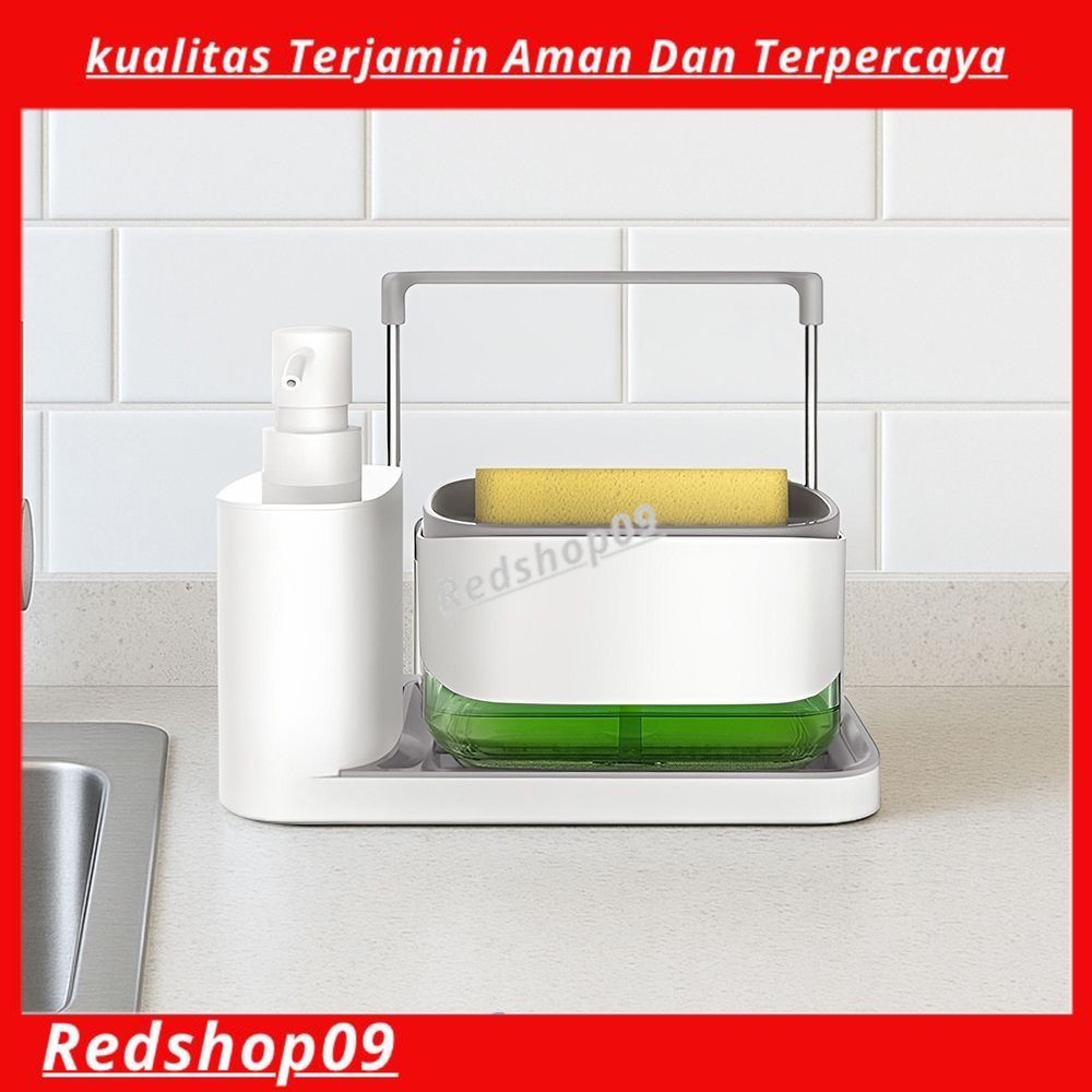 Informa Eri Tempat Alat Cuci Piring Dengan Dispenser Sabun - Putih