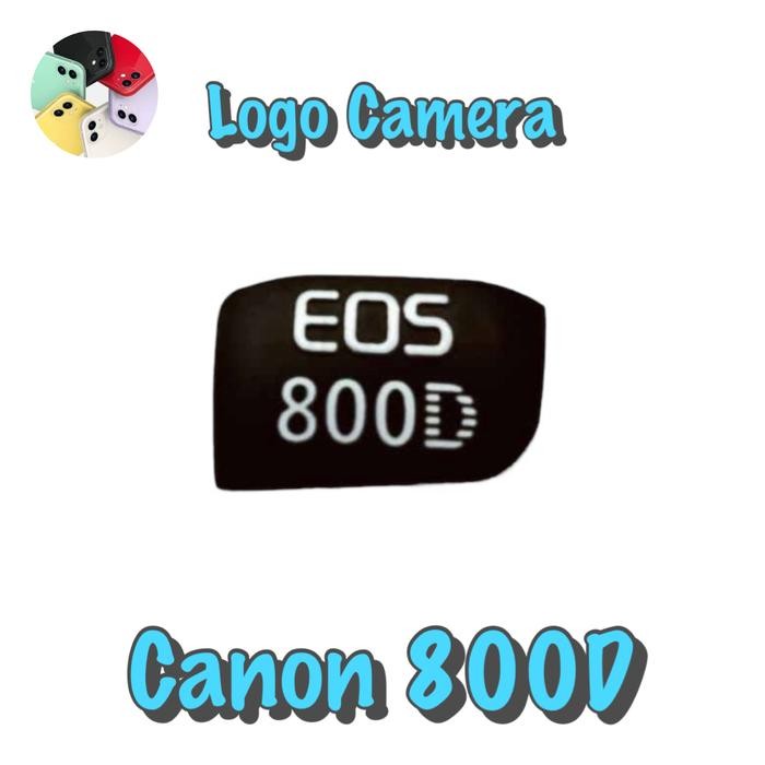 Logo Embelm Canon Eos 800D Camera Photonesia