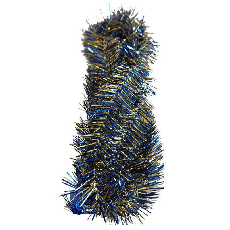 (CCK STORE) SLINGER NATAL 4500 / SLINGER NATAL BIRU GOLD / Slinger Pohon Pinus Rumbai Tinsel Garlan 