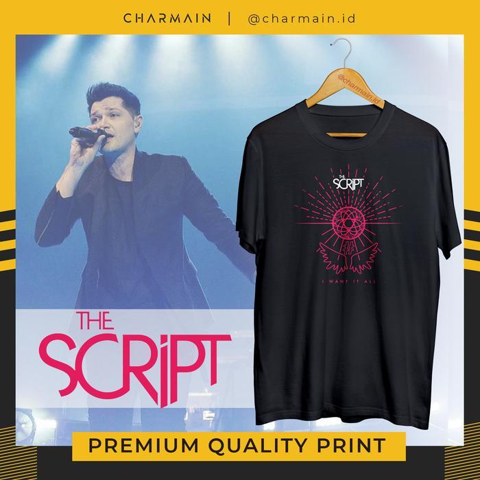 (COD) Kaos The Script Greatest Hits Tour Merchandise 2022 - Hitam, S
