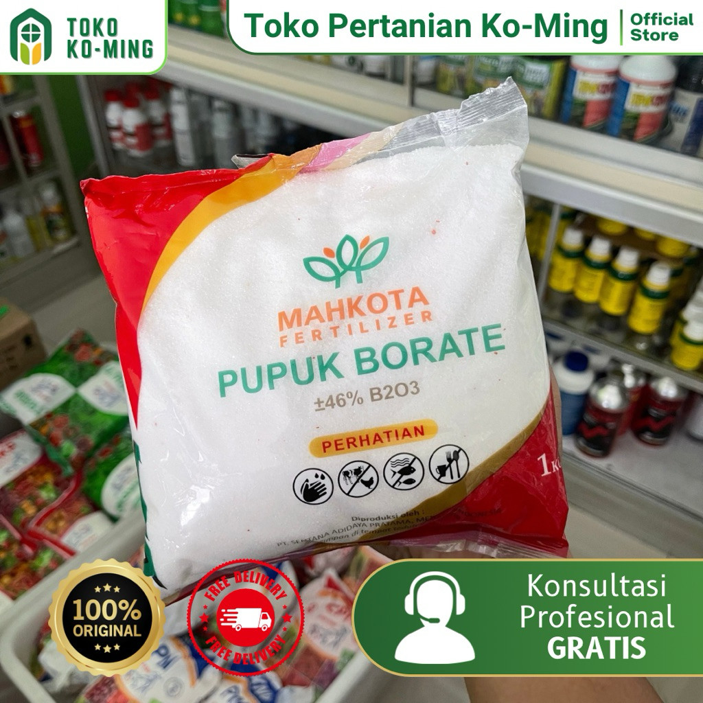 Pupuk Borate Mahkota 1 Kg - Perangsang Buah