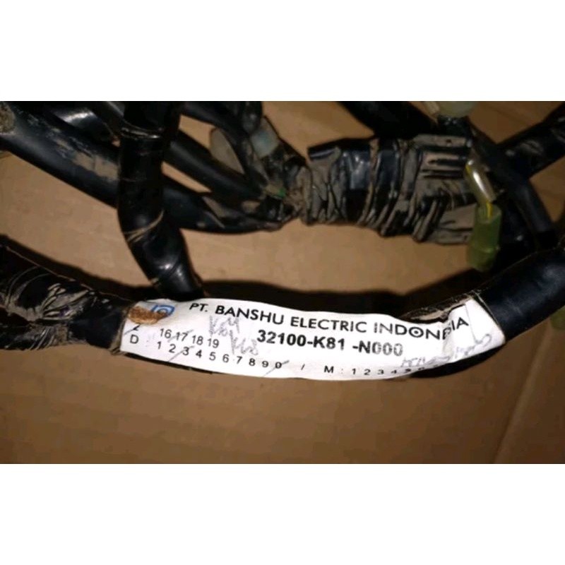 KABEL BODI / PENGAPIAN KABEL BODI ORIGINAL LEPASAN MOTOR HONDA ALL NEW BEAT ESP K81