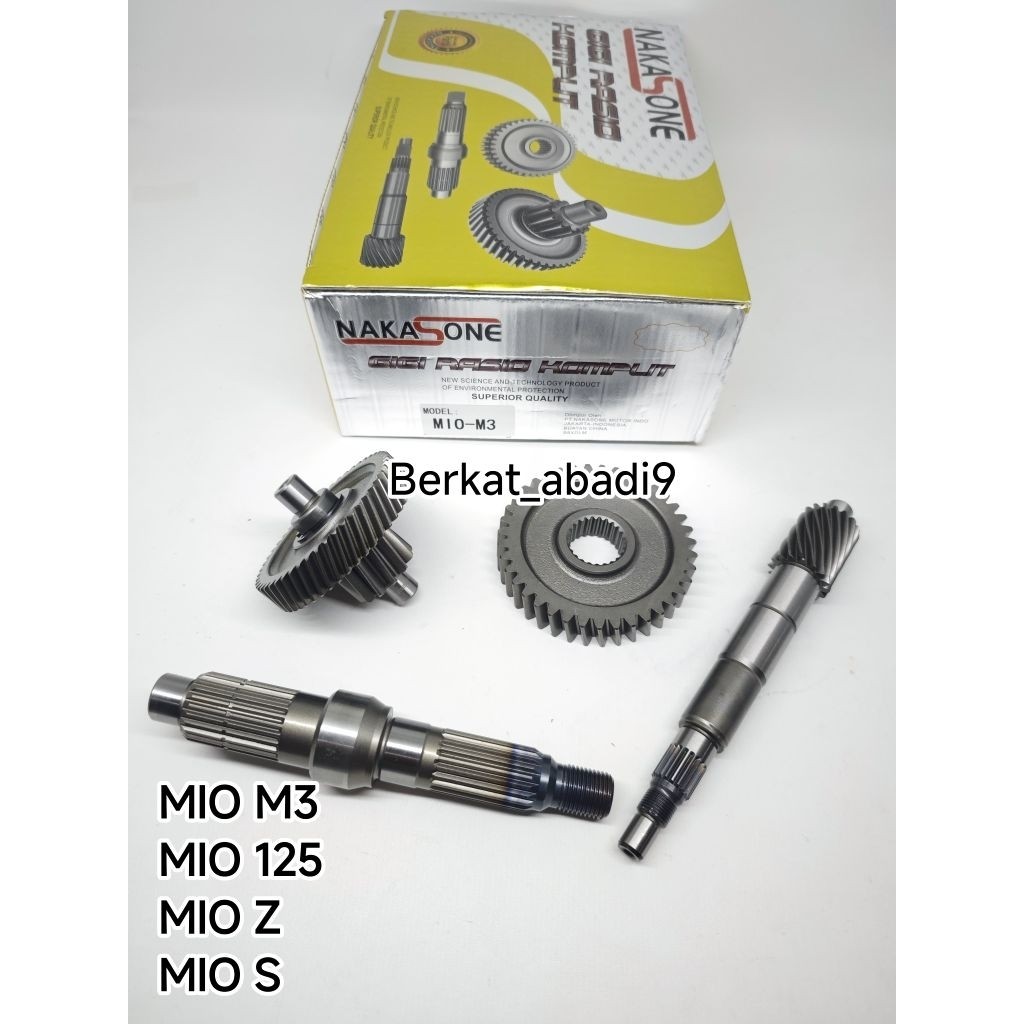 [ Nakasone ] Gigi gir rasio ratio Komplit Mio M3 / mio 125 / mio z / mio s