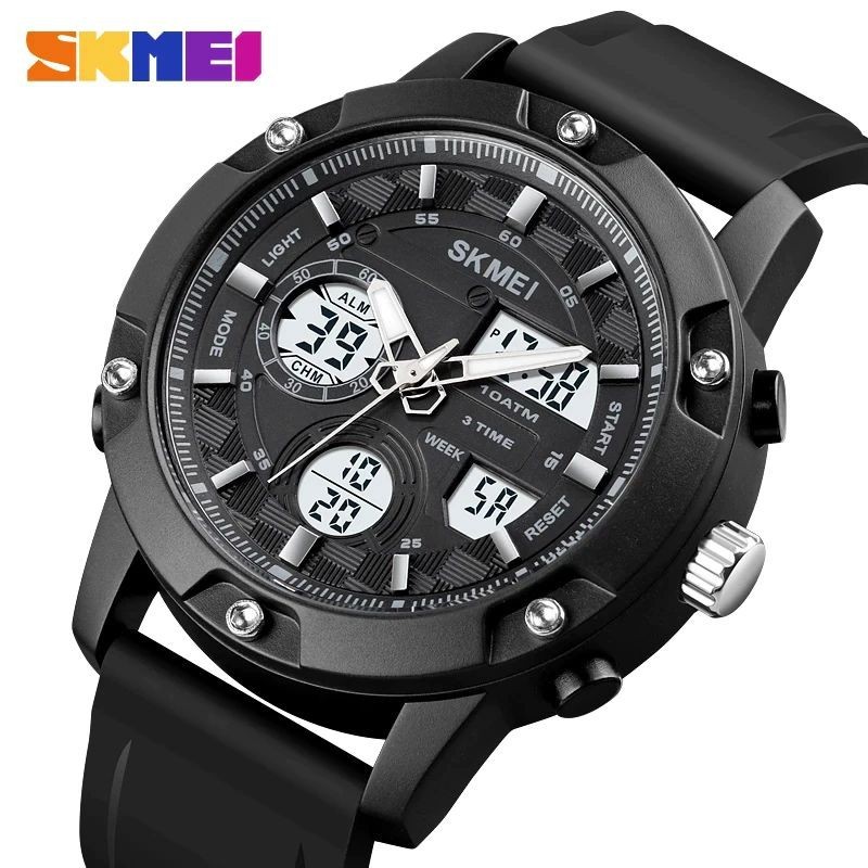 PROMO Jam Tangan Pria 1757 Jam Tangan Pria Digital Anti Air 10 Bar MGOS