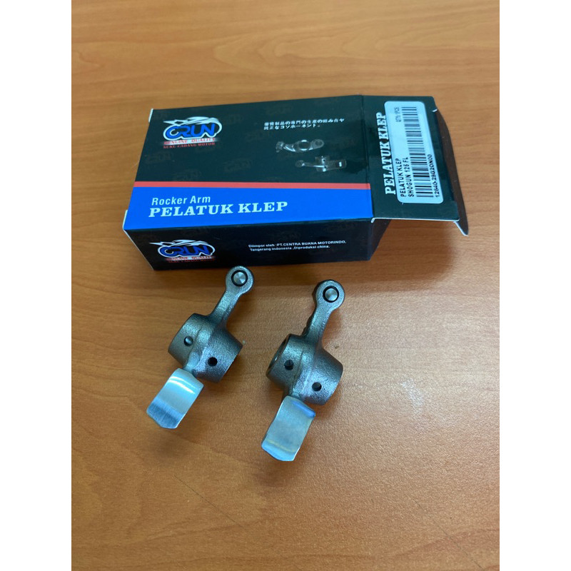 CRUN Pelatuk Klep Shogun 125 FL  Piano Klep + Baut Stelan Klep Shogun 125 SP New  RR  NR  Platuk Kle