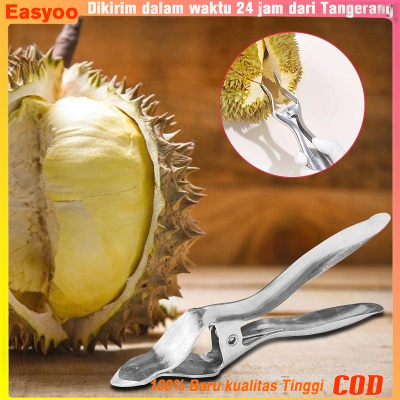 Alat Pembuka Durian Stainless Steel Tang Pengupas Durian Klip Pembuka Durian Durian Duren Peeler Eas