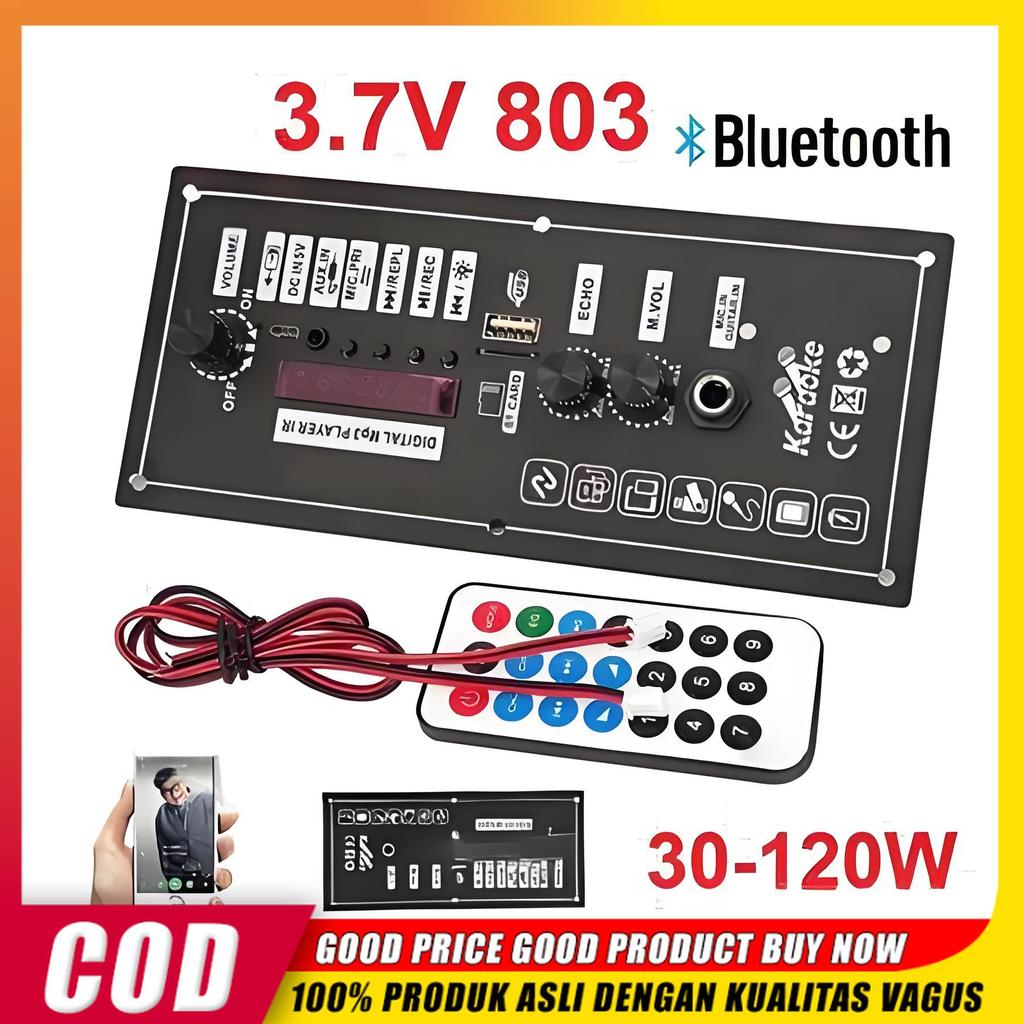 COD Papan Amplifier MP3 Mobil 3.7V–7.4V USB Bluetooth Decoder Audio Karaoke Board Power Amplifier Mi
