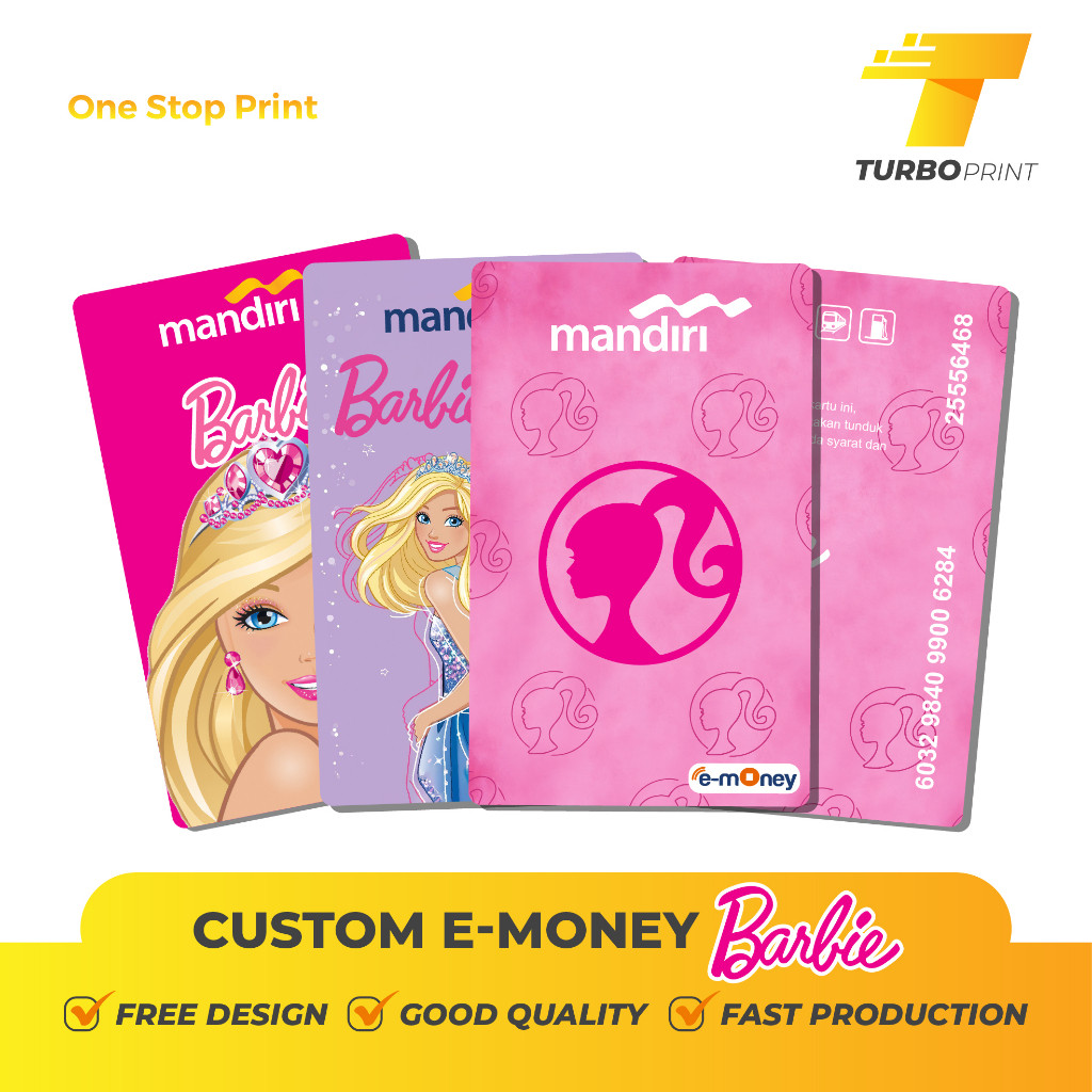 E MONEY / FLAZZ BARBIE SPECIAL EDITION / LIMITED / BARBIE SOUVENIR CARD
