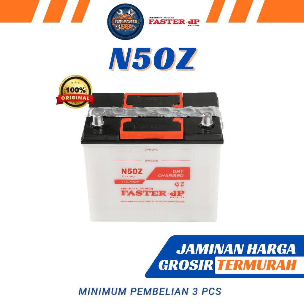 Faster JP Aki Mobil N50Z 12V 60Ah Aki Basah