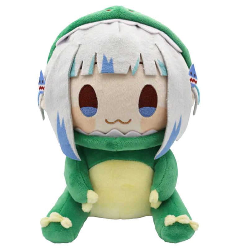 New Cute Japan Anime Gawr Gura Hololive Birthday Dino Gura Cos Dinosaur Plush Plushie Stuffed Doll T