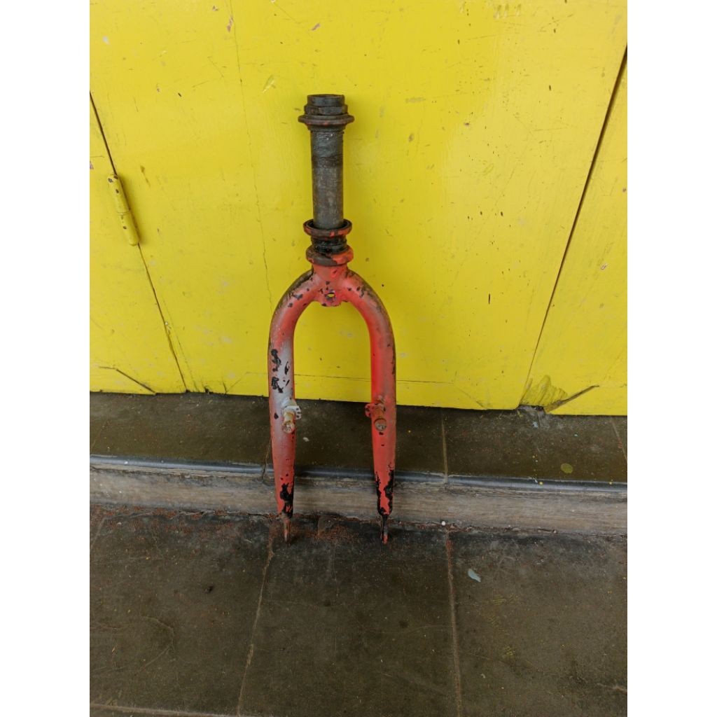 fork sepeda lipat 16 model lurus second