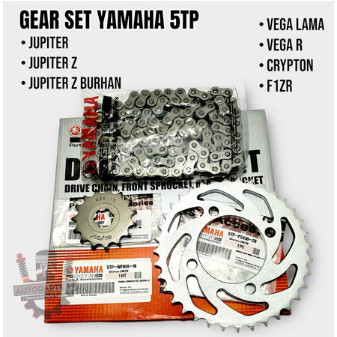GEAR SET GIRSET JUPITER Z VEGA-R NEW JUPITER Z BURHAN 5TP.