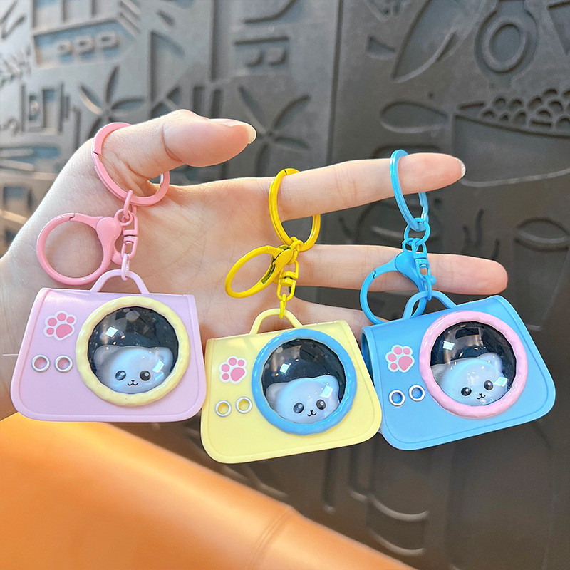 Gantungan Kunci Kapsul Antariksa Kucing - Lampu Tidur & Aksesoris Tas, Suasana Romantis