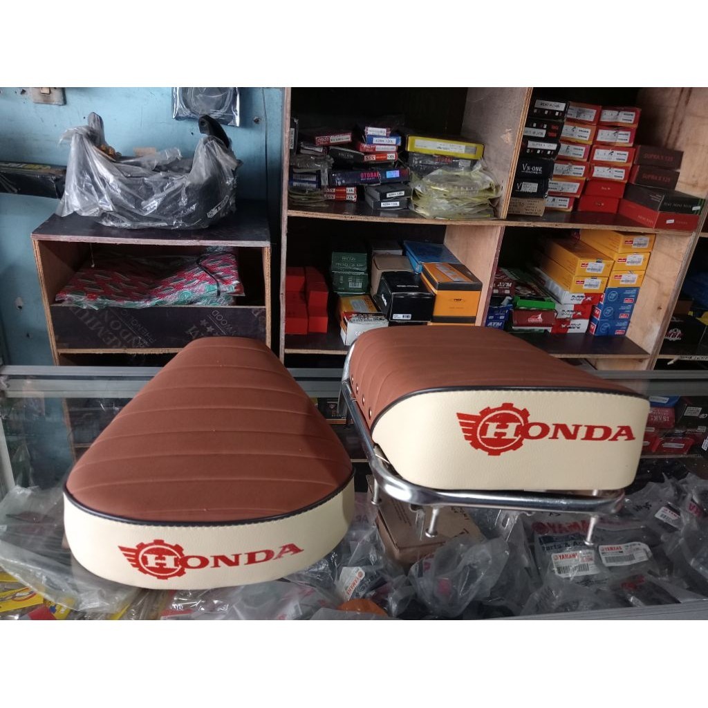 jok pisah Astrea grand Astrea prima coklat crem motif garis komlit