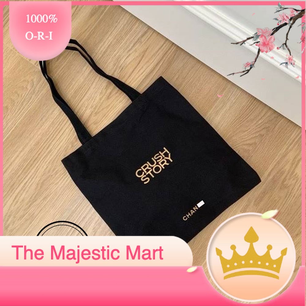 100%-ORI VIP Gift Gift Tas Totebag Kanvas Black Luxury Casual Asli