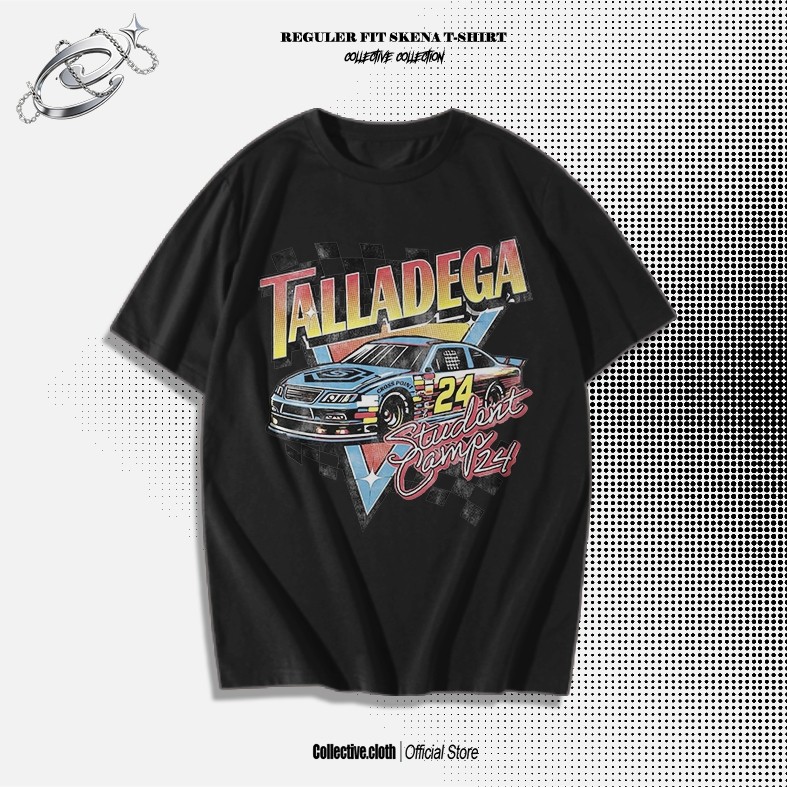KAOS DISTRO PRIA / BAJU DISTRO PREMIUM / KAOS NASCAR VINTAGE " TALLADEGA" / T-SHIRT - Kaos Distro - 