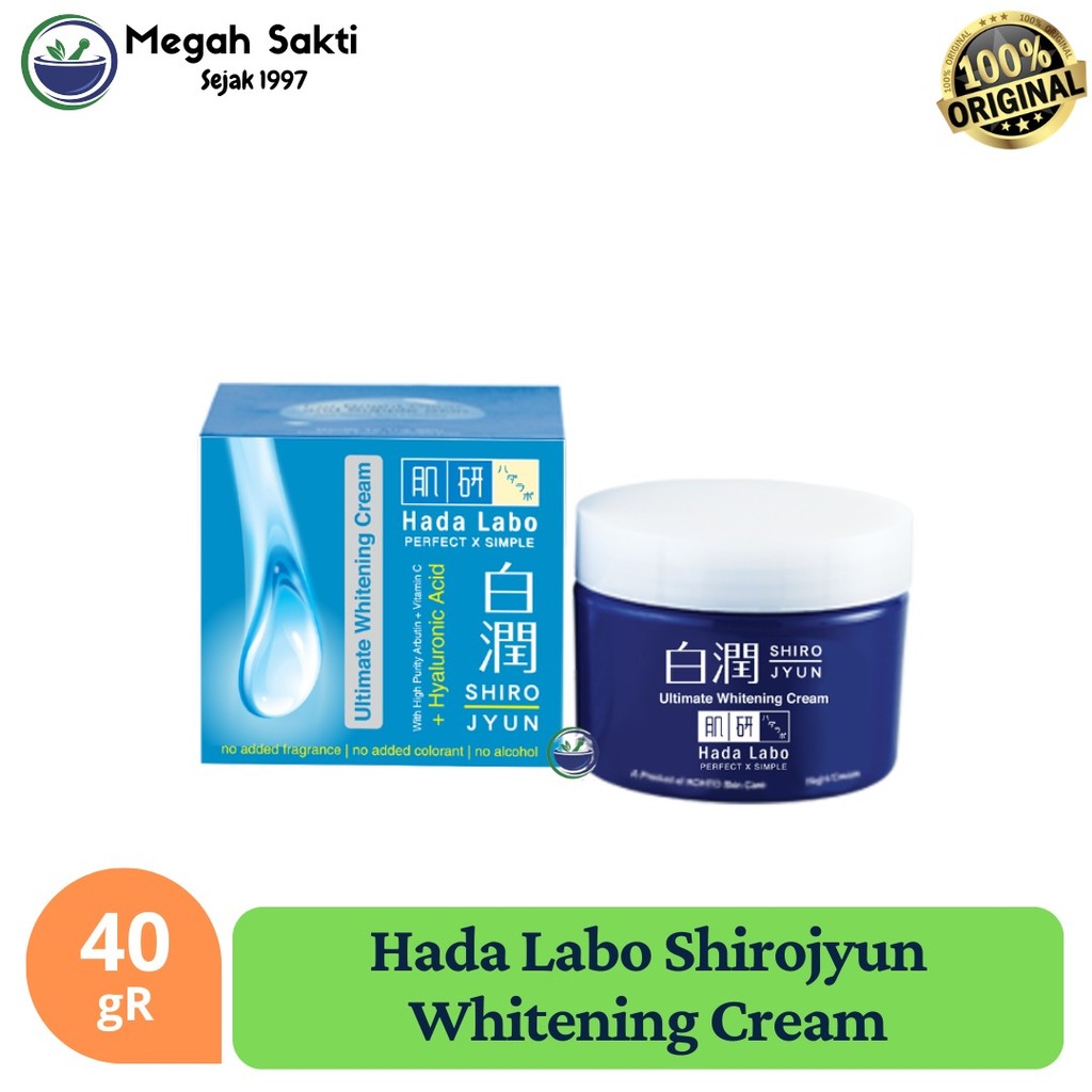 MGS - Hada Labo Hadalabo Shirojyun Whitening Night Cream 40 gR - Krim Malam