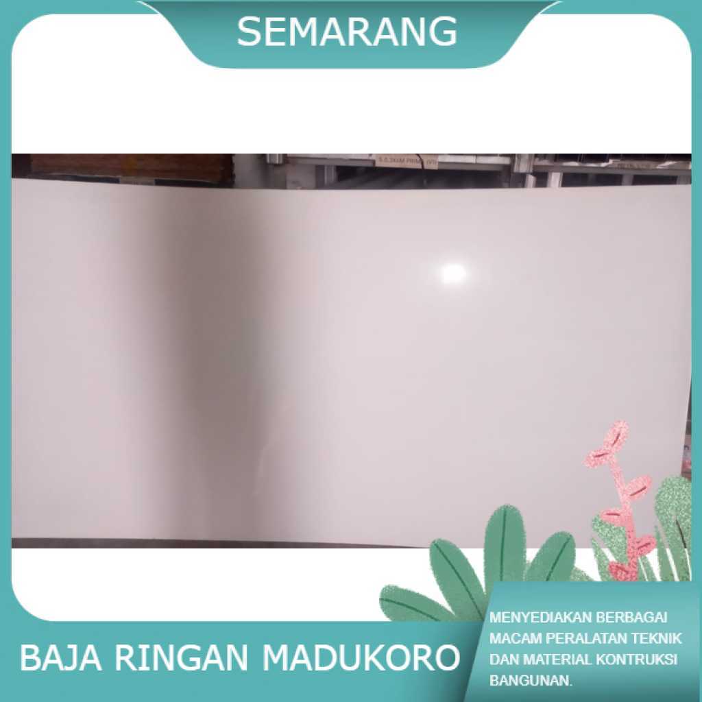 TRIPLEK MELAMIN PUTIH  3MM
