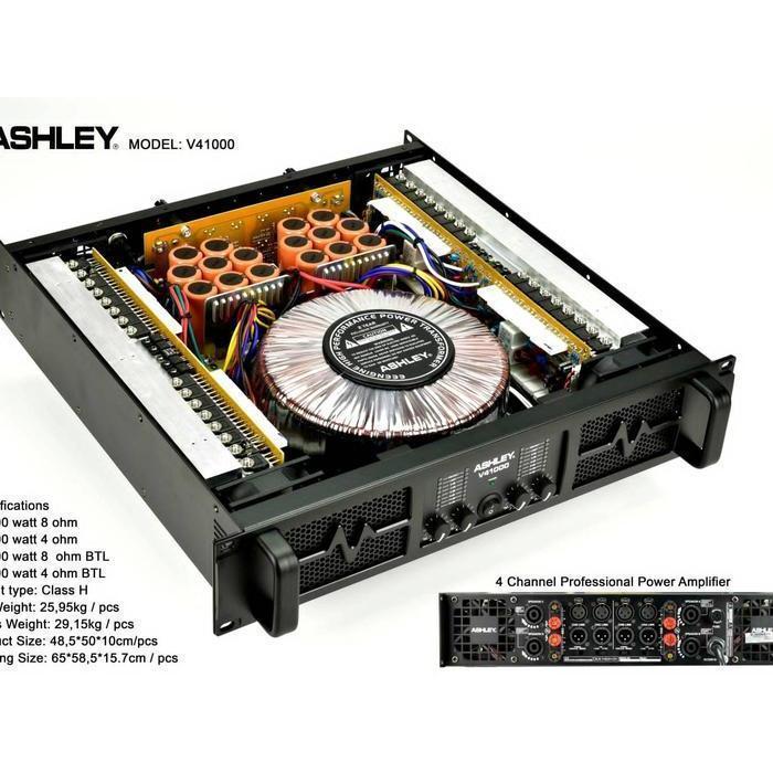 POWER AMPLIFIER ASHLEY V41000 V 41000 CLASS H