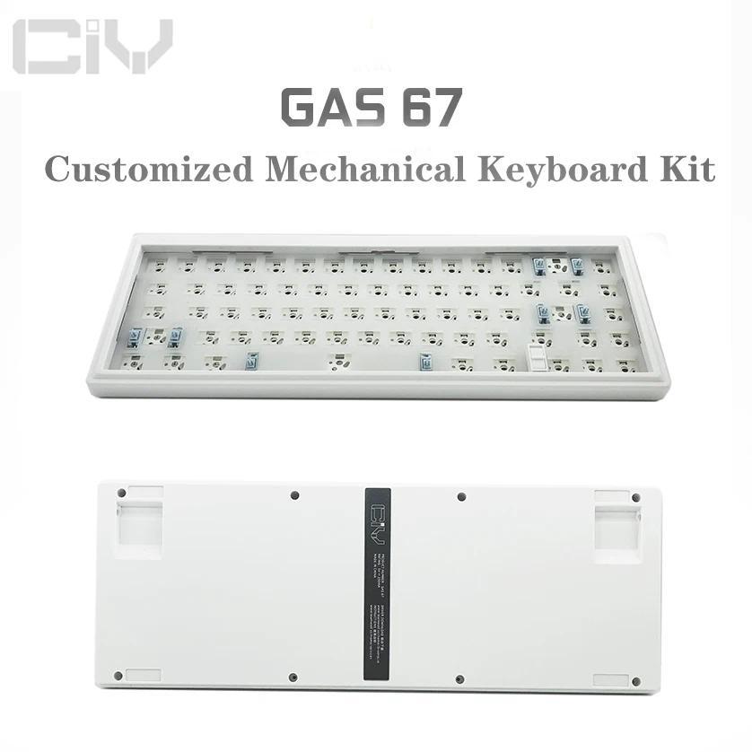 GAS67 Wired Mechanical Keyboard Kit Customized  Gaming Keyboard Rgb Gasket Structure Hot Swap Gaming