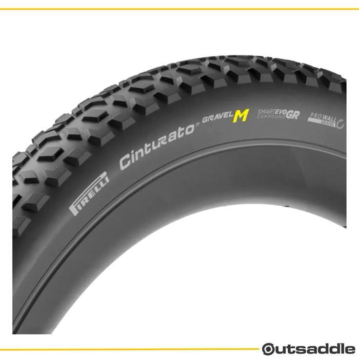 PIRELLI CINTURATO GRAVEL M 700x40c Black Ban Sepeda Gravel Tubeless Ready Grip Maksimal di Medan Cam